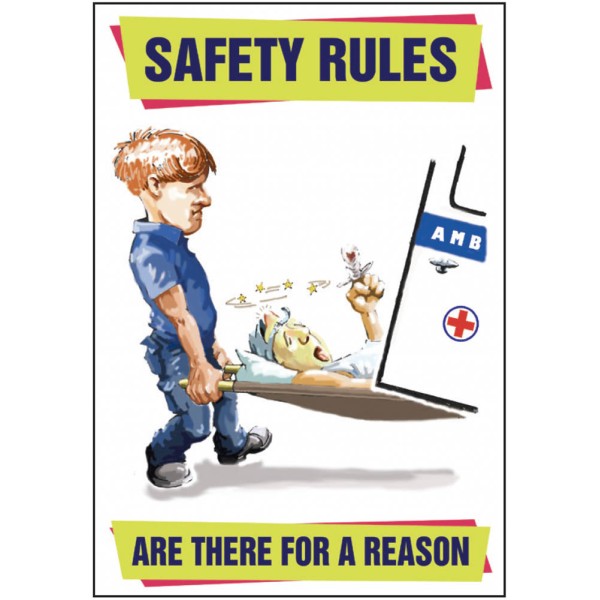 Safety Rules Are there for a Reason - Poster