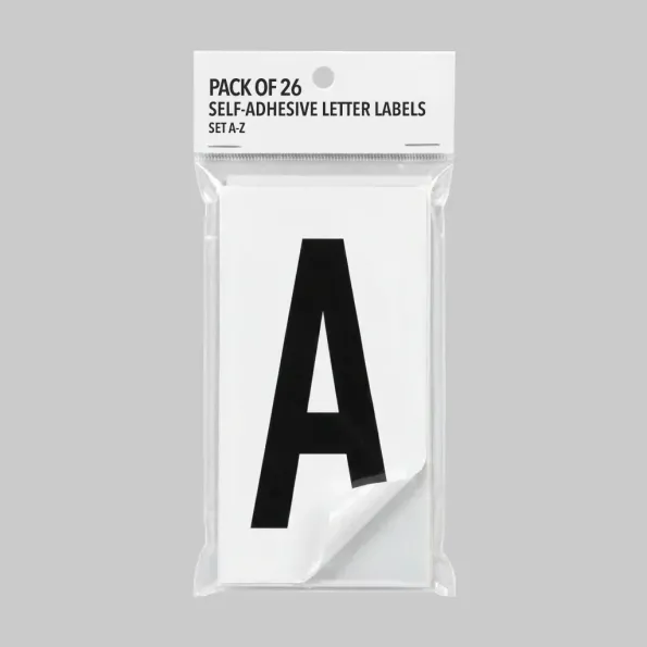 Identification Letter A-Z Set