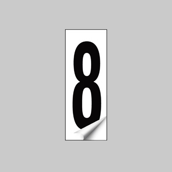 Identification Number 0-9 Set