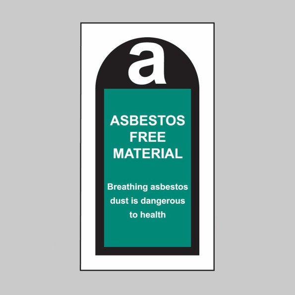 Asbestos Free Material Labels