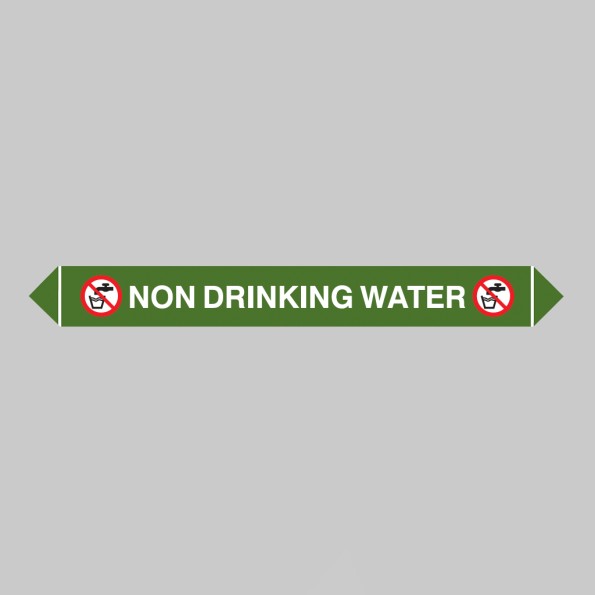 Non Drinking Water - Flow Marker (Pack of 5)