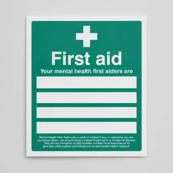 Your Mental Health First Aiders Are (Space for 4 Names) Your Mental Health First Aiders Are (Space for 4 Names)