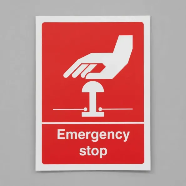 Emergency Stop (White / Red) Emergency Stop (White / Red)