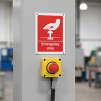 Emergency Stop (White / Red)