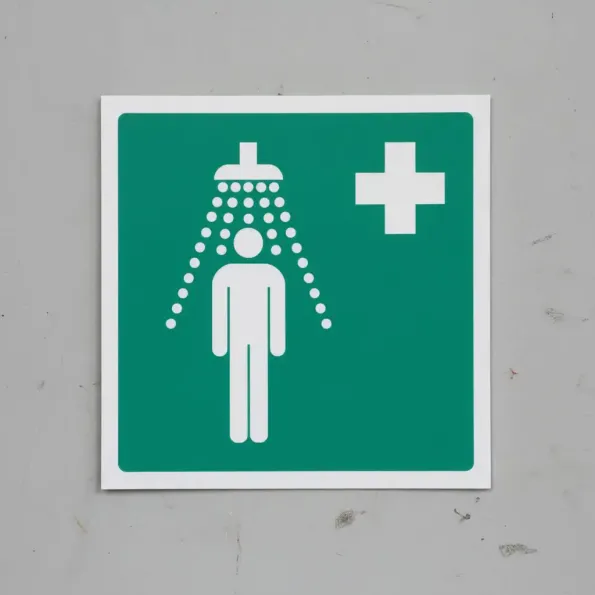 Emergency Shower Symbol Emergency Shower Symbol