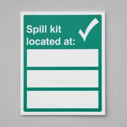 Spill Kit Located At (Space for 3 Locations) Spill Kit Located At (Space for 3 Locations)