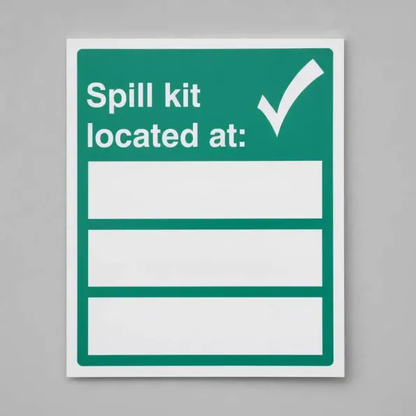 Spill Kit Located At (Space for 3 Locations) Spill Kit Located At (Space for 3 Locations)