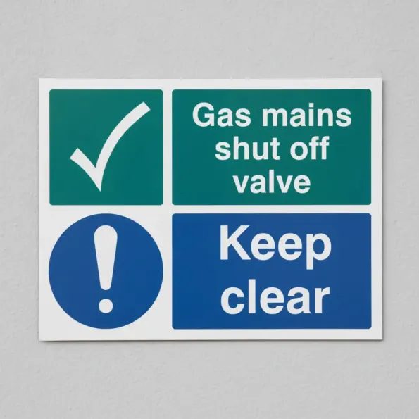 Gas Mains Shut Off Valve Keep Clear Gas Mains Shut Off Valve Keep Clear