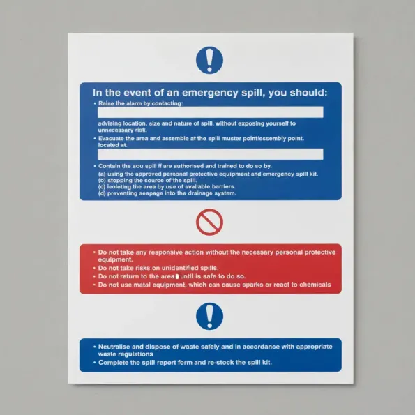In the Event of An Emergency Spill In the Event of An Emergency Spill