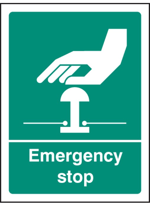 Emergency Stop (White / Green)