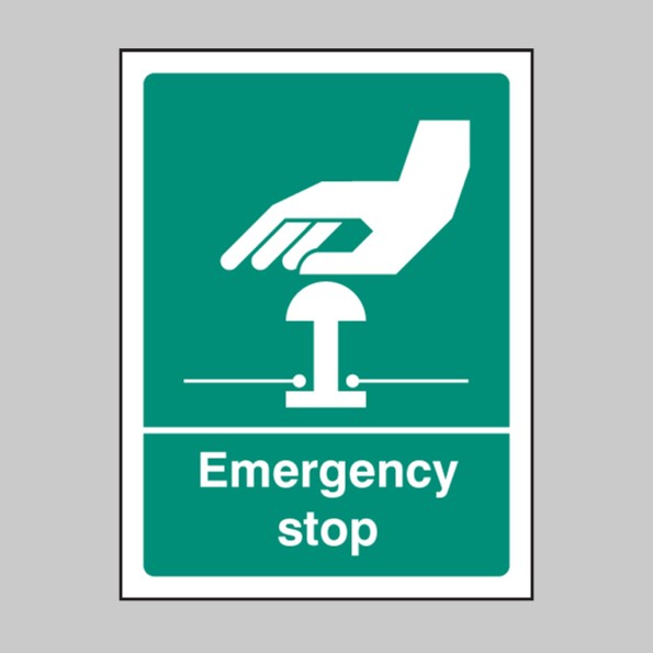 Emergency Stop (White / Green)