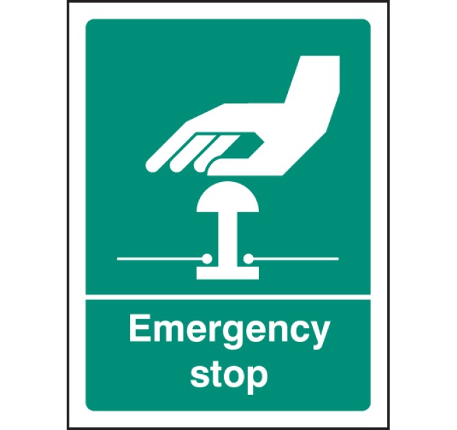 Emergency Stop (White / Green)