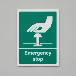 Emergency Stop (White / Green) Emergency Stop (White / Green)