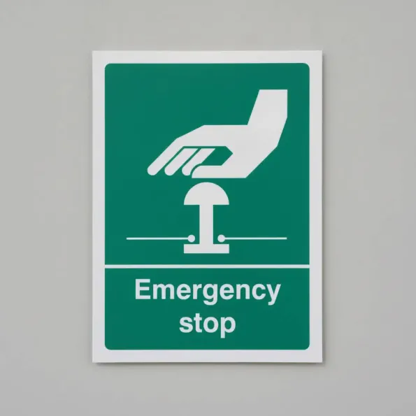 Emergency Stop (White / Green) Emergency Stop (White / Green)