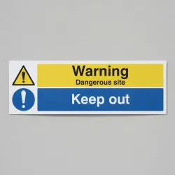 Warning - Dangerous Site - Keep Out