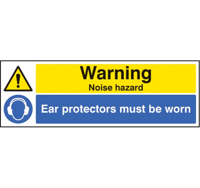 Warning - Noise Hazard - Ear Protection Must be Worn