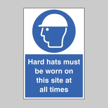 Hard Hats Must be Worn On this Site At All Times Hard Hats Must be Worn On this Site At All Times