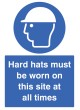 Hard Hats Must be Worn On this Site At All Times
