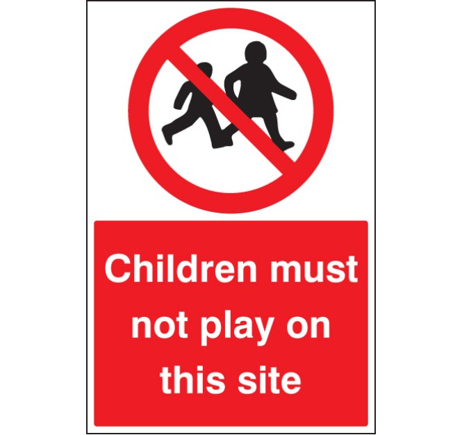 Children Must Not Play On this Site
