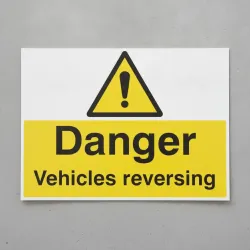 Danger - Vehicles Reversing