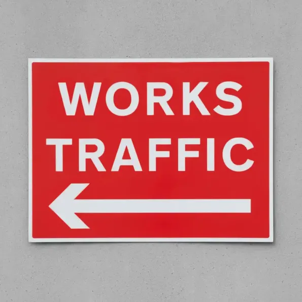 Works Traffic - Arrow Left Works Traffic - Arrow Left