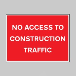 No Access to Construction Traffic
