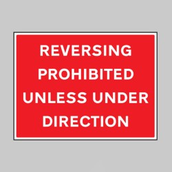 Reversing Prohibited Unless Under Direction