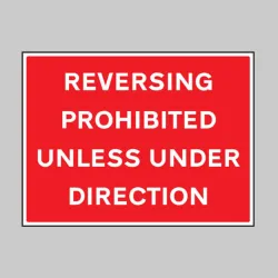 Reversing Prohibited Unless Under Direction
