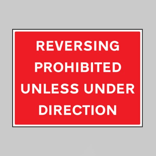 Reversing Prohibited Unless Under Direction