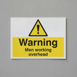 Warning - Men Working Overhead Warning - Men Working Overhead
