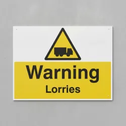 Warning - Lorries Warning - Lorries