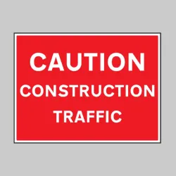 Caution - Construction Traffic
