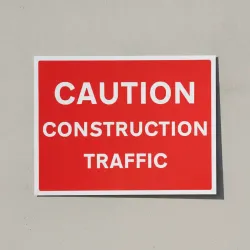 Caution - Construction Traffic Caution - Construction Traffic