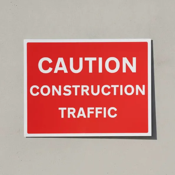 Caution - Construction Traffic Caution - Construction Traffic