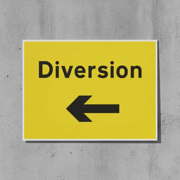 Diversion - Arrow Left Diversion - Arrow Left