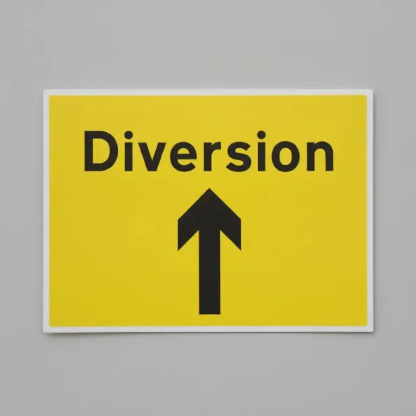 Diversion - Arrow Straight / Up Diversion - Arrow Straight / Up