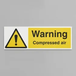 Warning - Compressed Air