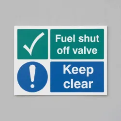 Fuel Shut Off Valve - Keep Clear Fuel Shut Off Valve - Keep Clear