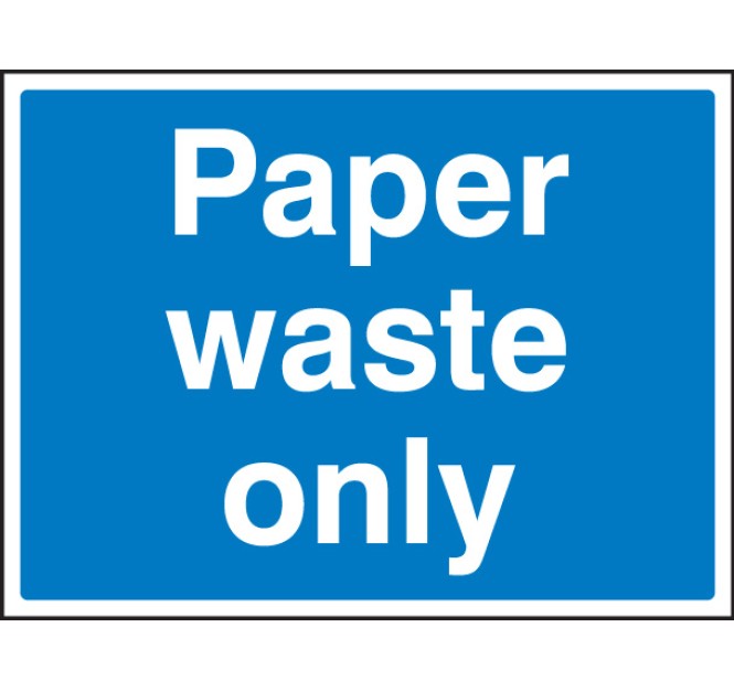 Paper Waste Only