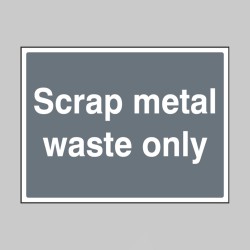 Scrap Metal Waste Only