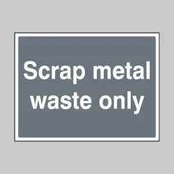 Scrap Metal Waste Only Scrap Metal Waste Only