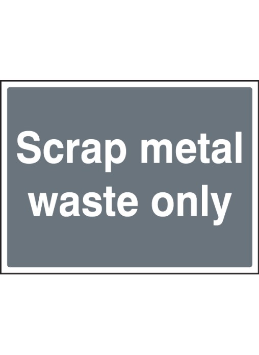 Scrap Metal Waste Only