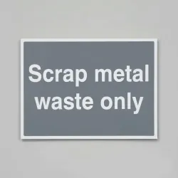 Scrap Metal Waste Only