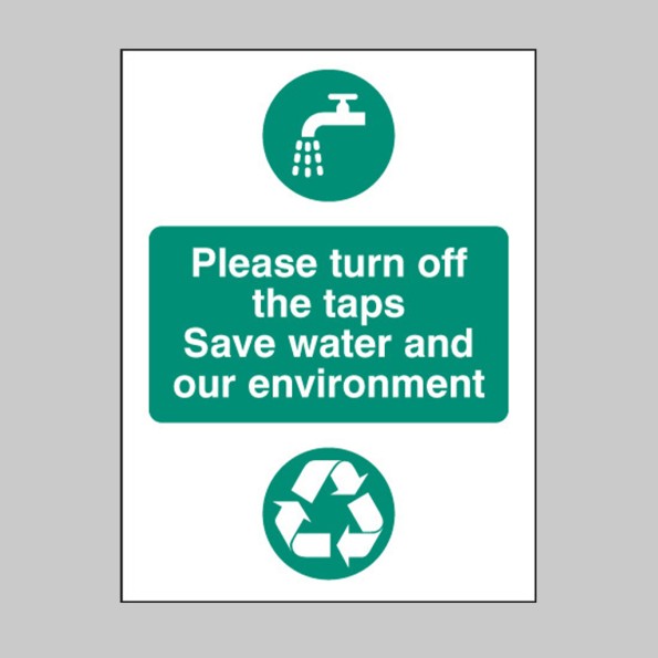 Water Conservation Sign - Environmental Sign