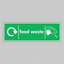 Food Waste - WRAP Recycling Sign