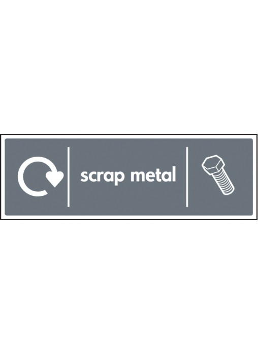 WRAP Recycling Sign - Scrap Metal