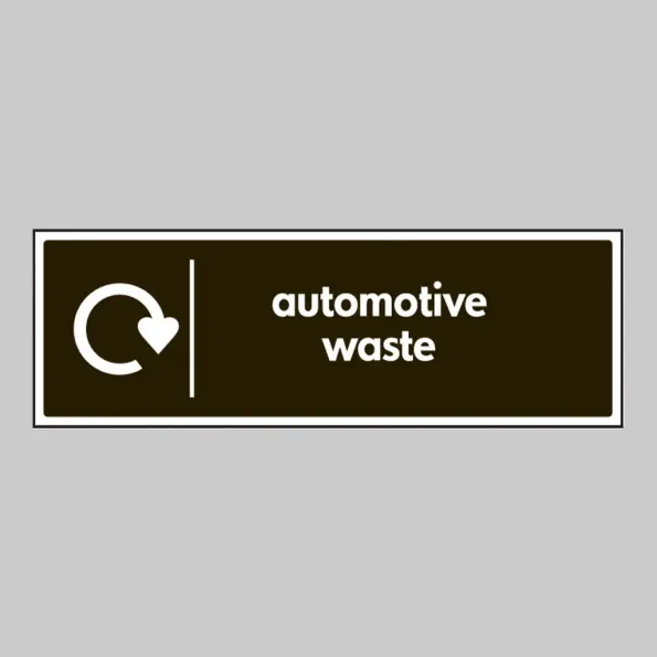 Automotive Waste - WRAP Recycling