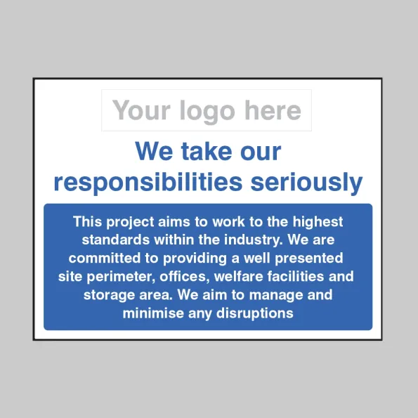 We Take Our Responsibilities Seriously - Well Maintained Site