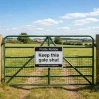 Polite Notice - Keep this Gate Shut Polite Notice - Keep this Gate Shut