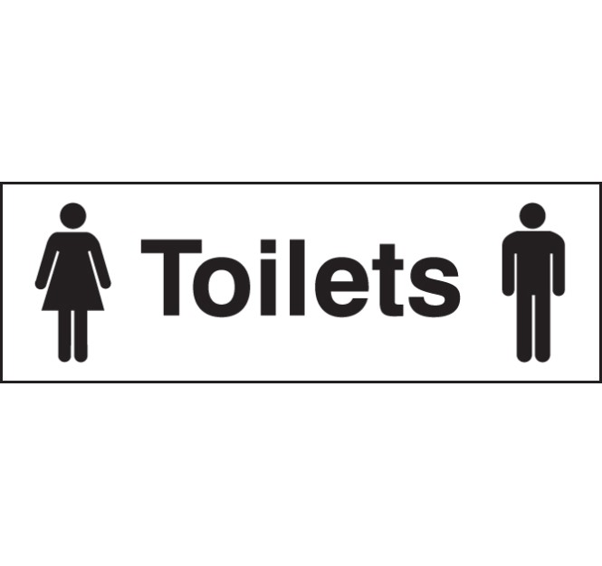 Toilets - Male & Female Symbol